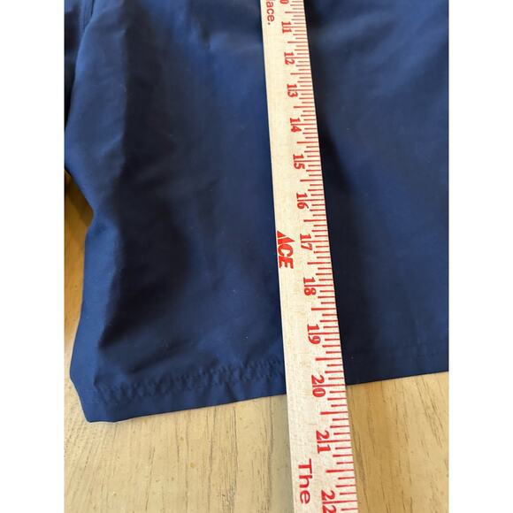 New Nike Swim Trunks Mens Large Navy Blue & Black Gym Shorts Swim Lined Workout - Picture 6 of 8